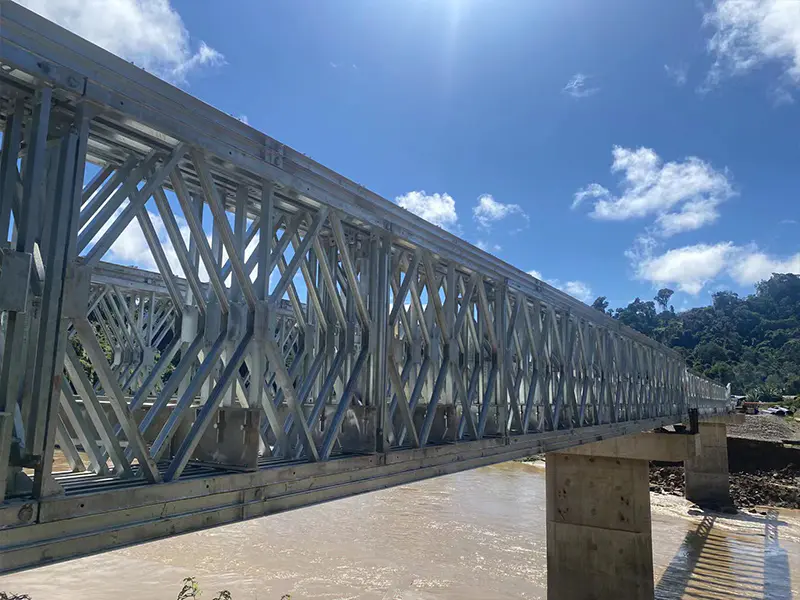 Projekt 108-metrowego mostu Baileya w Malezji